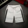 Pantalones Cortos Deportivos para Hombre Verano Secado Rápido Seda de Hielo Pantalones de Tres Puntos Running Fitness Pantalones de Tres Puntos Cuatro Puntos Rayados Pantalones de Playa para Pareja