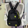 Mochila de campus simples e versátil transfronteiriça, bolsa escolar de grande capacidade para estudantes do ensino médio feminino, mochila de viagem de nicho de alta aparência