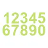 Comércio Exterior Adesivos de Parede Luminosos Digitais Luminosos Quarto Infantil Jardim de Infância Layout de Parede Texto Autoadesivo Adesivos Fluorescentes Atacado