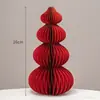 Calabaza Roja Decoración Decoración de Apertura Nuevo Estilo Chino Casa de Estudio Regalo de Inauguración Boda Porche Calabaza de Papel Panal