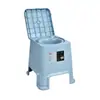 Taburete de Inodoro de Plástico para Personas Mayores y Mujeres Embarazadas, Asiento de Inodoro Simple y Portátil, Taburete para Inodoro de Sentadilla, Escupidera para Interiores