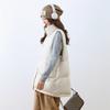 Siyu 90 de Inverno Penugem de Pato Branca Simples Versátil Outono e Inverno Novo Cor Pura Colete Feminino Colete de Penas Quente