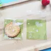 Saco de embalagem para assados biscoitos doce floco de neve crocante pequena sacola de presente sabonete artesanal transparente saco autoadesivo 7*7