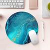 Mouse Pad Redondo de Mármore para Meninas de Escritório, Estilo Ins, Fresco e Simples, Mouse Pad Espessado, Direto do Fabricante