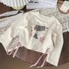 Ropa para Niñas Estilo Coreano Moda Tendencia Ajuste Delgado Camiseta Manga Corta Larga Camiseta Base para Niños Primavera y Otoño