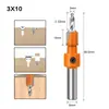 Perforadora de Agujeros para Tira de Canto 8/10/12/15mm Herramienta de Avellanado para Carpintería Cubierta de Agujero de Tornillo Herramienta Perforadora de Agujeros de PVC