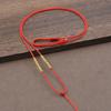 Artículos de jade dorado, cera, jade, marca Pixiu, cordón tejido a mano, cuerda colgante para hombre, cuerda colgante para mujer, cuerda tejida a mano para collar