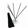Suministros del Fabricante: Varillas de Fibra, Negras 3mm, Accesorios Decorativos para Difusor de Aroma sin Llama, Mechas de Algodón Absorbente con Fragancia de Larga Duración