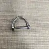 Fábrica Fonte Atacado Acessórios para Chaveiro Fivela de Ferradura Metal Banizado D Buckle Pendente de Fivela de Alta Qualidade para Chaveiro de Carro