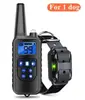 Dispositivo de Entrenamiento para Perros, Dispositivo Anti-Ladrido, Recargable, Impermeable, Anti-Ladrido, Control Remoto de Larga Distancia de 800 m, Collares de Descarga Eléctrica para Mascotas, Transfronterizo