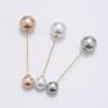 Alfiler de perla simple para ropa fijo invisible broche anti-exposición de alto valor accesorios decorativos versátiles venta al por mayor