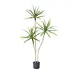 Planta Tropical Artificial de Madera del Milenio de Segunda Generación, Planta en Maceta Decorativa de Lujo de Gama Alta para Interiores para la Entrada