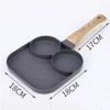 Sartén Multifuncional de Piedra Maifan para Freír Huevos Transfronteriza, Sartén Plana Compuesta Antiadherente de Múltiples Agujeros, Herramienta Mágica para Freír Huevos en el Desayuno del Hogar