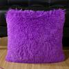 Stock Disponible Dropshipping Peluche Color Sólido León Marino Terciopelo Respaldo de Sofá Supermercado Extranjero Cojín Cuadrado Cojín de Cuero