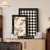 Espejo Estilo Francés Retro Antiguo Pintura Decorativa Pintura Colgante para Sala de Estar Pintura Decorativa de Escritorio para Entrada Espejo de Dormitorio Pintura de Piso