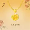 Tienda de oro con arena dorada Nuevo colgante de rosa retro romántico de oro regalo para madre regalo para novia
