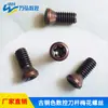 Aço Liga Bronze Série M2.5 Alta Resistência Grau 12.9 Parafuso Torx Lâmina/Cortador/Cabeça de Corte CNC