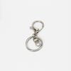 Hebilla de langosta de aleación de zinc, tres piezas, cadena de anillo plano, hebilla de resorte, llavero, llavero, hebilla de joyería DIY, venta al por mayor