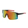 Gafas Deportivas para Esquí Ciclismo Gafas de Sol a Prueba de Viento para Mujer Moda Marco Grande que Muestra la Cara Pequeñas Gafas de Sol de Una Sola Pieza Anti-UV para Hombre