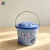 Latas de estanho prontas, caixas redondas de estanho, caixas de embalagem para biscoitos, caixas de estanho para alimentos, latas de doces, caixas de doces para casamento