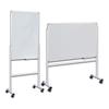 Pizarrón Blanco Móvil de Doble Cara Se Puede Instalar Horizontal o Verticalmente, Simple y Conveniente, Rentable, Pizarra Magnética Tipo Soporte para Uso en Oficina y Hogar