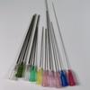 Boquilla Extendida para Máquina Dispensadora, Tubo de Pegamento de Rosca No Estándar, Boquilla de Inyección, Boquilla Dispensadora de Doble Rosca de Acero Plástico