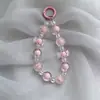 Nova Corrente de Chaveiro Anti-Perda para Celular com Contas Coloridas Doces, Artesanal, Pingente para Bolsa, Fabricante, Atacado