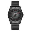 Nuevo reloj de moda para hombre transfronterizo Reloj para hombre Correa de lona de silicona negra Reloj para estudiante Fabricante Venta al por mayor