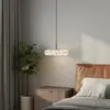 Luz de Pasillo: Lámpara de Entrada Minimalista de Lujo Italiana de Cristal, Espectro Completo Protección Ocular, Luz de Techo Antideslumbrante para Balcón y Pasillo