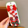 Nuevos Accesorios para el Cabello de Navidad para Niños 2025 Papá Noel Árbol de Navidad Alce Pasador para el Cabello Pasador Lateral Festivo Juego de Cinco Piezas