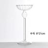 Candelabro listrado de pernas altas estilo europeu decoração de casa suprimentos de casamento jantar à luz de velas romântico adereços de candelabro retrô