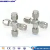 Suministro férula de 3 mm junta de cuatro vías junta de férula de cuatro vías de acero inoxidable 3 mm