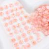 Nova cor de unha flor que desabrocha luminosa fazendo patch DIY para capa de celular material de decoração de unhas pacote atacado