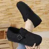 Zapatos de Felpa Forrados Estilo Birkenstock para Mujer Venta Caliente Transfronteriza Bloqueo de Temperatura Protección contra el Frío Zapatos Casuales Perezosos Venta al por Mayor en Tienda Física