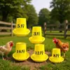 Balde de alimentação para frango, pato e ganso balde de água para beber calha de frango pia comedouro automático calha para pombos equipamento de fábrica de frango