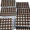 Fieltro para muebles junta de fieltro autoadhesiva antideslizante almohadilla adhesiva redonda para patas de mesa y silla cuadrada parche de color para patas de mesa y silla