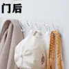 Gancho de Almacenamiento de Cocina Multifuncional, Gancho Transparente para Abrigos, Tira Adhesiva para Colgar Detrás de la Puerta, Baño, Ganchos sin Taladro