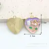 Accesorios de Gato Corazón Lindos de Dibujos Animados Transfronterizos para Bricolaje, Accesorios de Esmalte para Joyería Hecha a Mano