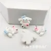 Accesorios de Resina de Animales de Dibujos Animados Brillantes Sanrio Material de Parche para Horquilla DIY Caja de Almacenamiento para Cabeceras Funda de Teléfono Móvil