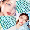 Pegatinas de diamantes acrílicos para el contorno de los ojos, pegatinas de diamantes rotos, gotas de agua, lágrimas, festival de música, maquillaje de ojos, decoración facial, pegatinas para los ojos, pegatinas de diamantes de imitación brillantes.
