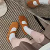 Nuevos zapatos Bean-to-Bean de otoño e invierno, Birkenstock CM 20264, de suela gruesa con aumento interno de altura, zapatos de una sola tira Mary Jane para faldas