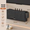 Estante de Pared para TV Wifi Montado en la Pared para Colocación de Decodificador, Router, Caja de Almacenamiento, Soporte de Montaje Sin Perforaciones