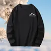 Camisetas de Manga Larga Cálidas para Hombre Transfronterizas Moda Americana Camisas Base Deportivas Marca de Moda Solona Ropa de Otoño para Correr Venta al por Mayor