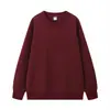 Sudadera de Algodón Pesado de Moda Ropa de Trabajo Holgada Cuello Redondo Manga Larga Ropa de Trabajo Uniforme de Grupo Uniforme de Clase Camisa Cultural con Logo Impreso