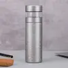 Taza Termo de Titanio Puro con Separación de Té y Agua, Taza de Titanio para Coche, Taza para Preparar Té, Taza de Agua Portátil de Negocios para Hombres