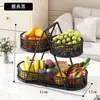 Bandeja de frutas criativa, cesta de frutas para sala de estar, expositor de lanches e frutas secas para mesa, mesa de centro, mesa de jantar, prateleira de armazenamento multicamadas