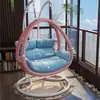 Silla Colgante Columpio de Interior Balcón Doble Ratán Mecedora Nido de Pájaro Silla Colgante Patio Exterior Ocio Uso en Casa para Adultos