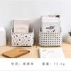 Caja de almacenamiento pequeña para calcetines de algodón y lino al por mayor, cesta organizadora para llaves de coche y auriculares, cesta de almacenamiento para artículos varios del hogar
