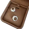 Nuevos y Versátiles Brazaletes para Oreja de Lunares Cepillados Estilo Vintage Nicho Pendientes de Alta Gama Joyería para Oreja de Personalidad de Lujo Ligero Venta al por Mayor