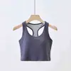 Dropshipping Primavera e Verão Novo Top Cropped de Algodão com Costas Nadador e Bojo, Peça Versátil Casual